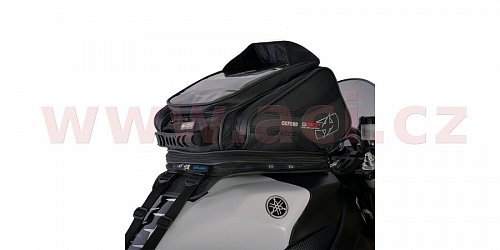 tankbag na motocykl S30R, OXFORD - Anglie (černý, s popruhy, objem 30 l)